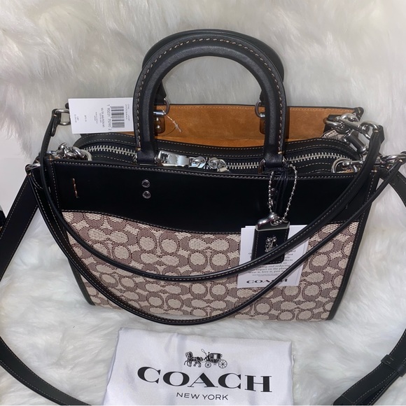 Coach Rogue In Signature Textile Jacquard NWT - Picture 2 of 12